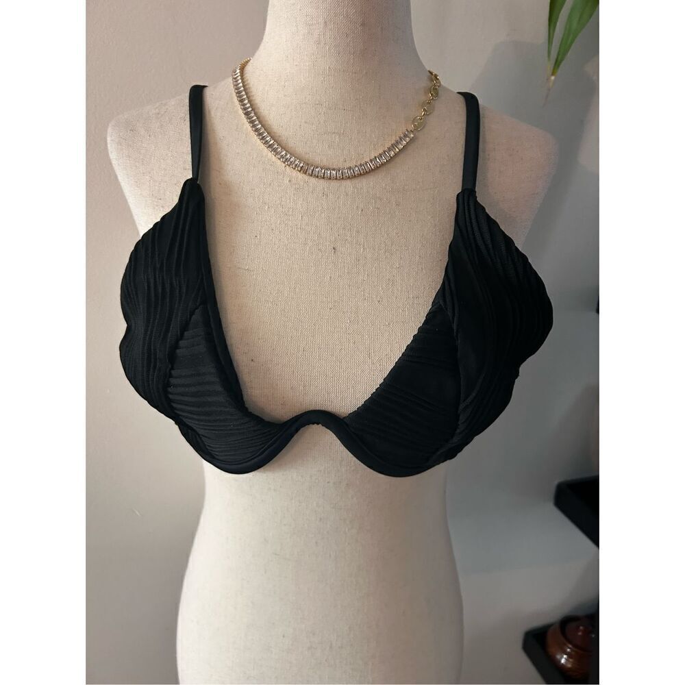 Zaful Black bikini top size medium